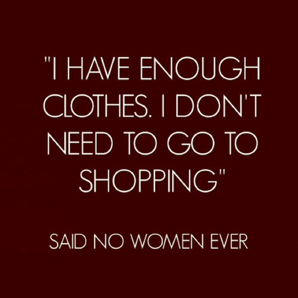 Inspirational shopping quote 🛍